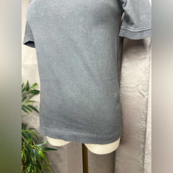 Zara Women’s Crew Neck Short Sleeve Tee Gray Wash Sz XS - Picture 5 of 10